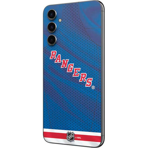 NHL New York Rangers Home Jersey Galaxy A14 5G Skin